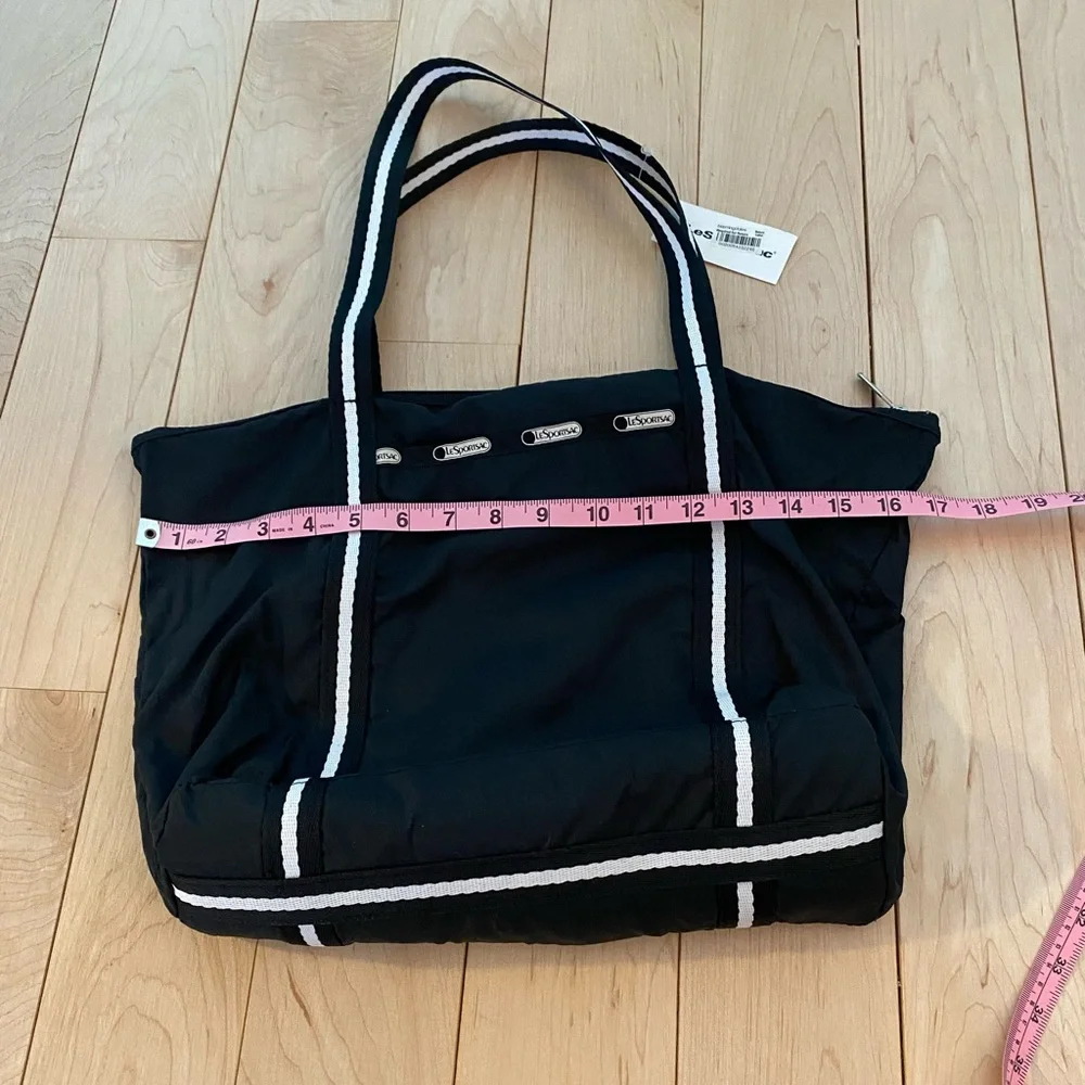 LeSportsac Large Nolita Tote Black and White Spectator